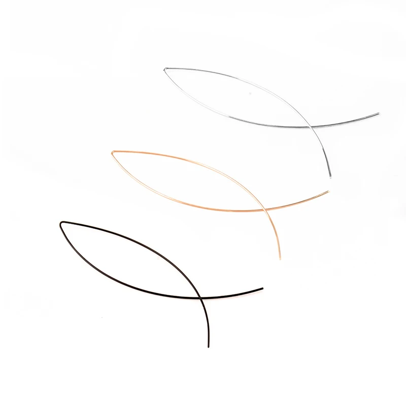 Fashion Womens Ear Pin Stud Two Side Long Hanging Fish Hook Earring  Jewelry