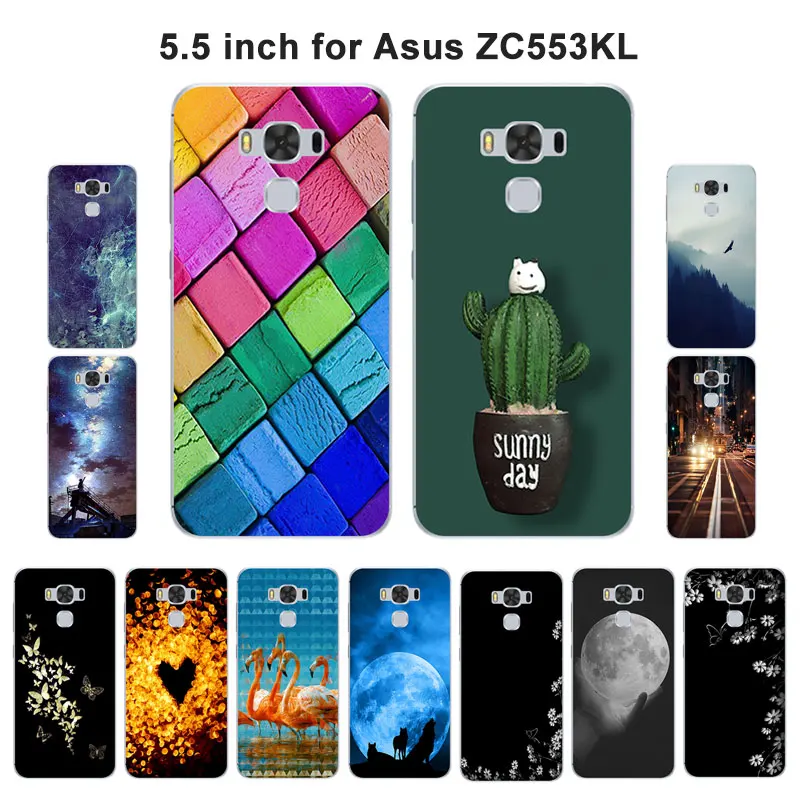 Мягкий силиконовый чехол для Asus Zenfone 3 MAX ZC553KL 5 &quot защитный |