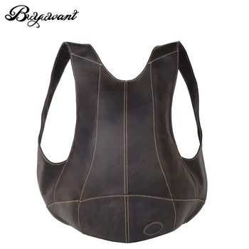 

Buyuwant 100% Cowhide man backpack bag Rucksack sac a dos mochila batoh Genuine Leather Backpack for women bag BW05-BP-fdnpbb