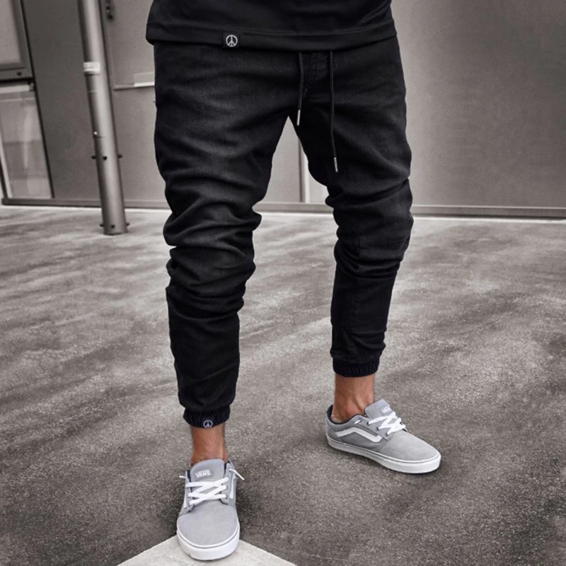

Men's fashion denim pants casual Jeans Slim men's elastic Jeans Hip hop Skinny pencil Jeans For Men stretch zipper jeans men