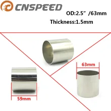 CNSPEED 1 шт толщина трубы из нержавеющей стали 2,2" дюйма 57 мм/2,5" дюйма 63 мм толщина 1,5 мм YC101156