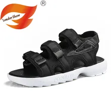 Лидер продаж Модные мужские сандалии уличные летние брендовые сандалии пляжные трендовые сандалии дышащие повседневные мужские сандалии zapatillas hombre