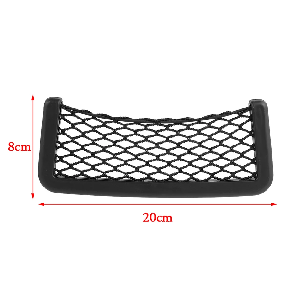 para Bolsos tel/éfonos Negro Documentos Soporte Universal para Bolso con Bolsillo de Red para Coche Entre el Almacenamiento del Asiento del Coche Organizador de Malla para Coche