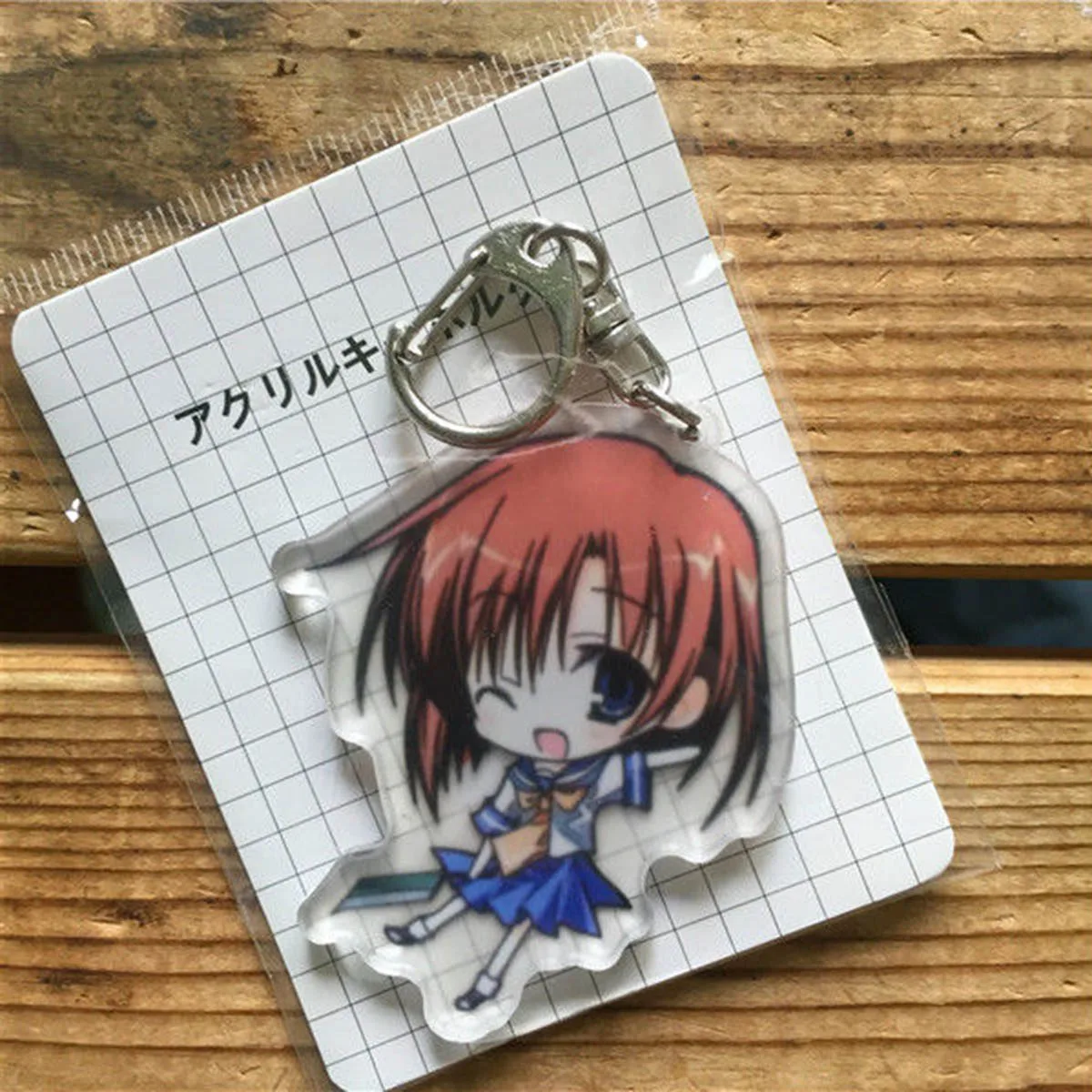 Акриловый брелок для ключей с аниме Higurashi no Naku Koro ni Ryuuguu Rena 6 см|Реквизит костюмов| |