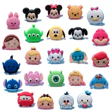 Одна распродажа, 1 шт., милые украшения для обуви из ПВХ с героями мультфильмов, аксессуары для обуви, сделай сам, украшение для croc jibz, детский подарок, kawaii, милый Рождественский подарок