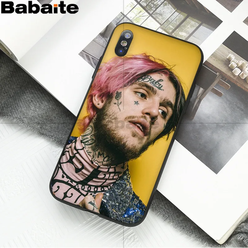 Babaite Lil Peep Lil Bo Peep узор ТПУ Мягкие аксессуары для телефонов Чехол для Apple iPhone 8 7 6 6S Plus X XS MAX 5 5S SE XR - Цвет: 9