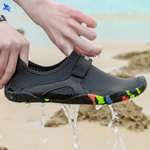 Г., летняя пляжная Уличная обувь для мужчин и женщин, обувь для плавания быстросохнущая обувь для плавания с кожаным носком, сандалии для плавания