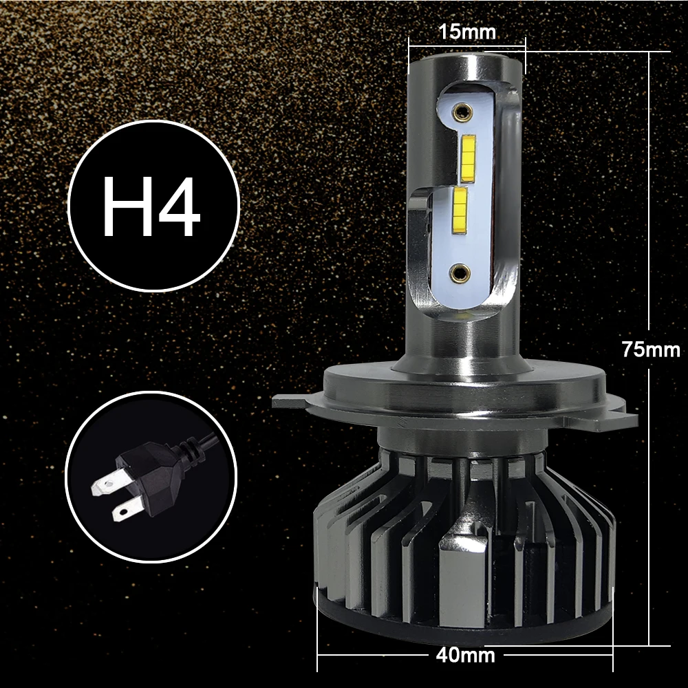Автомобильный головной светильник H4 110W 16000LM светодиодный H7 canbus H1 H3 H8 H11 9005 9006 55 Вт 20000lm 6500 к стайлинга автомобилей Авто противотуманных фар с возможностью креативного Светильник лампы