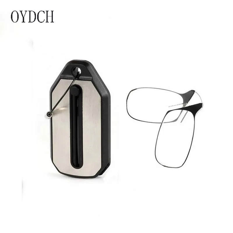 Legless Clip Nose Men And Women Reading Glasses Waist Portable Key
