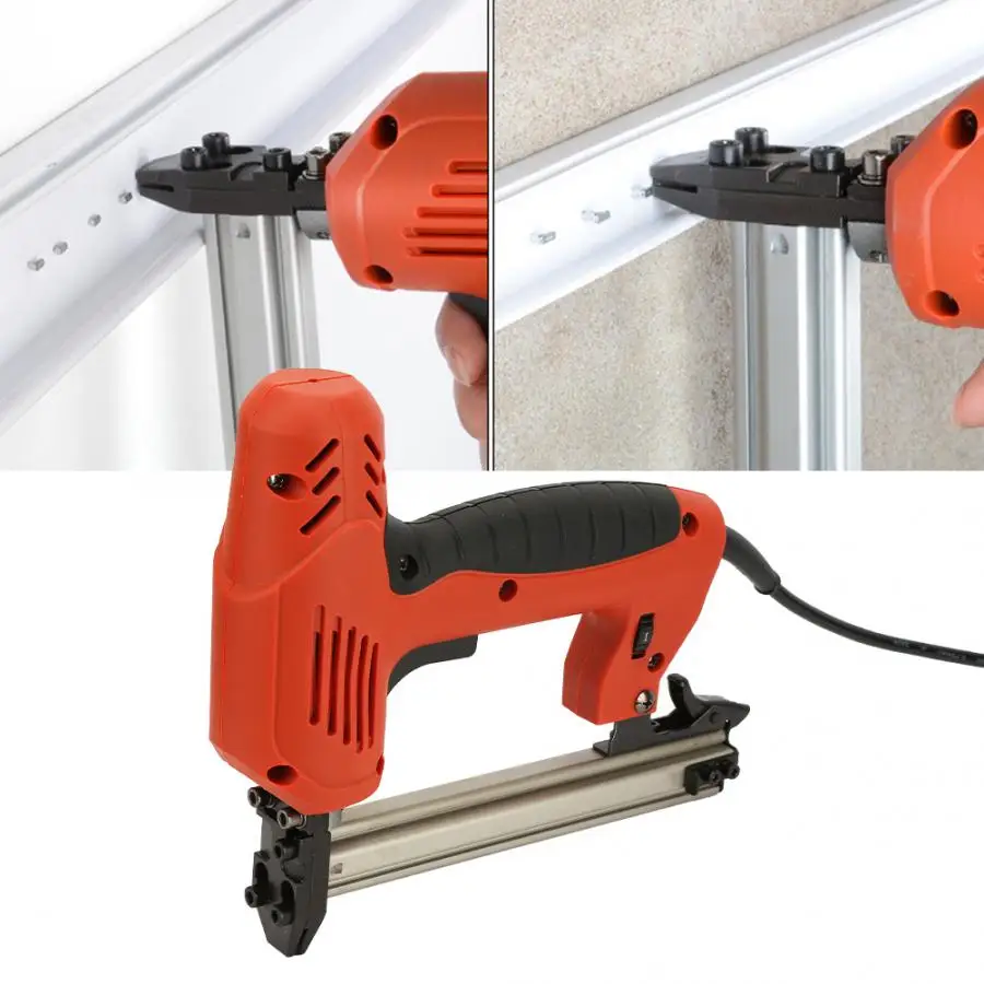 

2000W Electric Steel Nailer Stapler Straight Nail Staple Gun Woodworking Tool Electric Stapler CN Plug 220V Electric nail gun