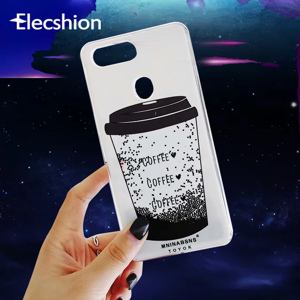 

Soft Silicone Coffee Sand Liquid Phone Case For iPhone X 7 6 6S 8 Plus Half-Wrapped Case XS MAX XR Cellphones Telecommunications