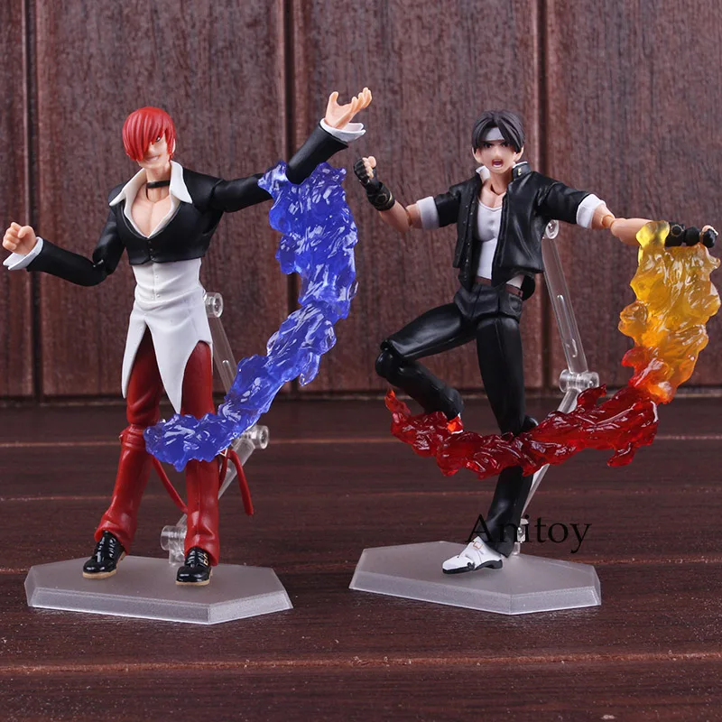 

The King of Fighter Action Figure Figma SP-094 Kyo Kusanagi / Figma SP-095 Iori Yagami PVC Collectible Model Toys for Boys