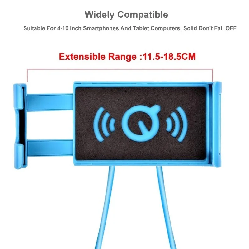 Недавно гибкий, для мобильных телефонов с держателем с завязками на шее без застежки Цепочки и ожерелья кронштейн кровать 360 градусов телефоны держатель подставка для мобильного телефона DC128