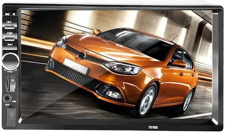 7018B 2DIN car Bluetooth Audio 7 HD Radio In Dash Resolution Touch ScreenP3 LED display Stereo M MP5 Player radios para autos (1)