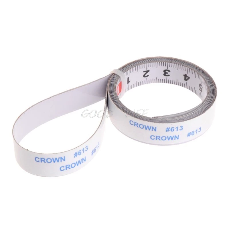 

Miter Saw Tape Measure Self Adhesive Metric Steel Ruler Miter Track Stop Tape 1m