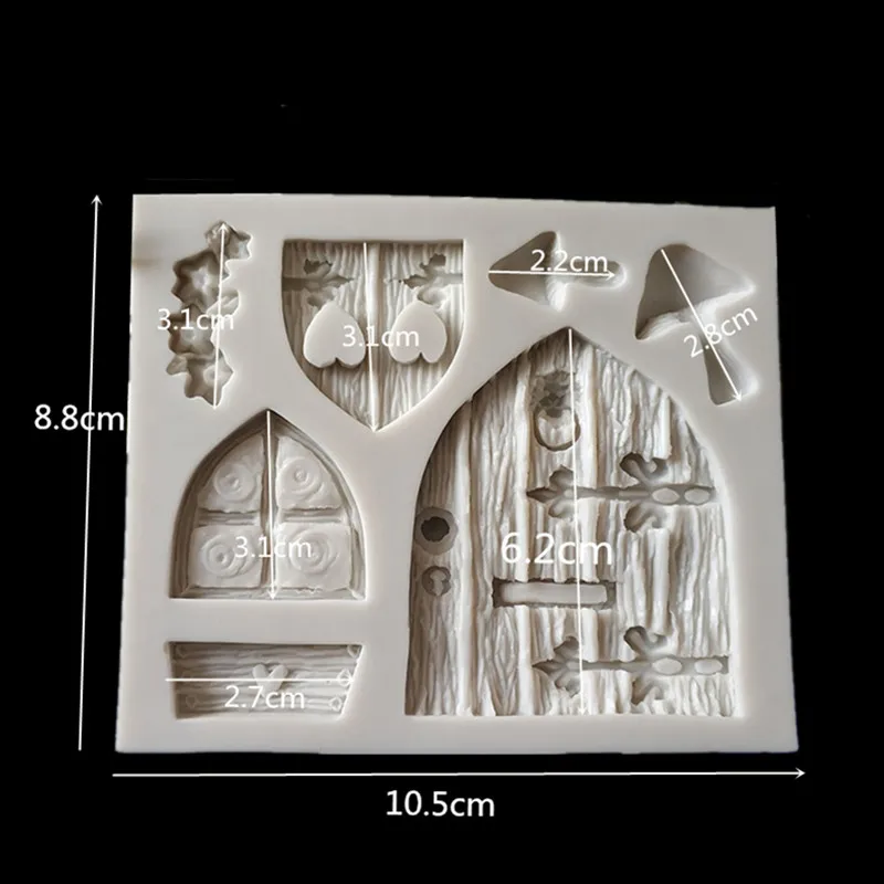 1PCS The fairy tale hut Shape For Silicone Cake Mold, Fondant Cake Tools, Jelly, Candy, Chocolate Molds G166
