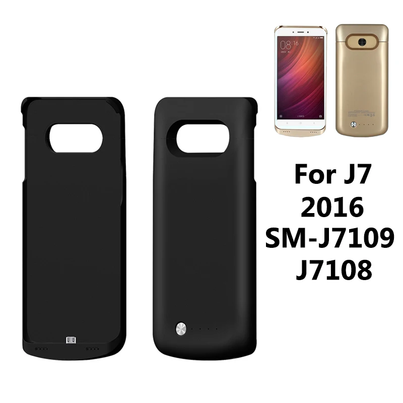 4200 мАч батарея чехол для Samsung J7 2016 SM J7109 J7108 защитное зарядное устройство