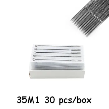

35M1 Disppsable Sterilized Tattoo Needles Single Stack Magnum Tattoo Needles Stainless Steel tattoo tip tattoo grip 50 pcs/box