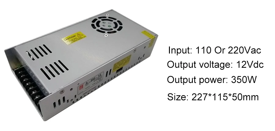 2 12V 29A 350W LED digital diplay power supply