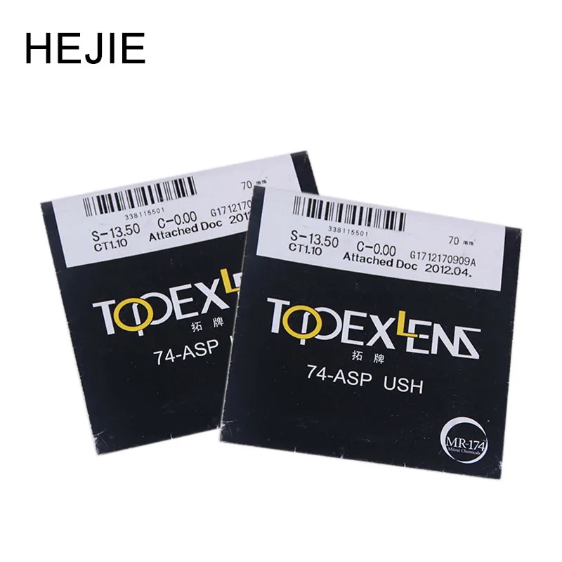 

Brand High Quality 1.74 Index Myopia Optical Prescription Lenses Anti-Scratch Coating Anti Glare Single Vision Warranty for 2Y