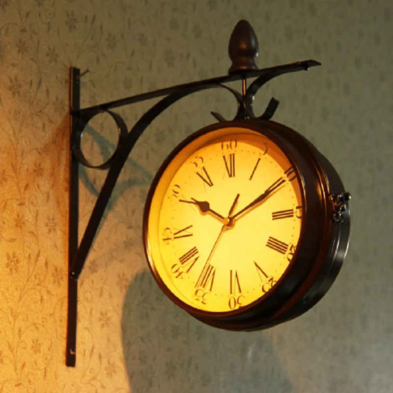 Acquista all'ingrosso online giardino orologi da parete da ... Cortile di creativo casa
