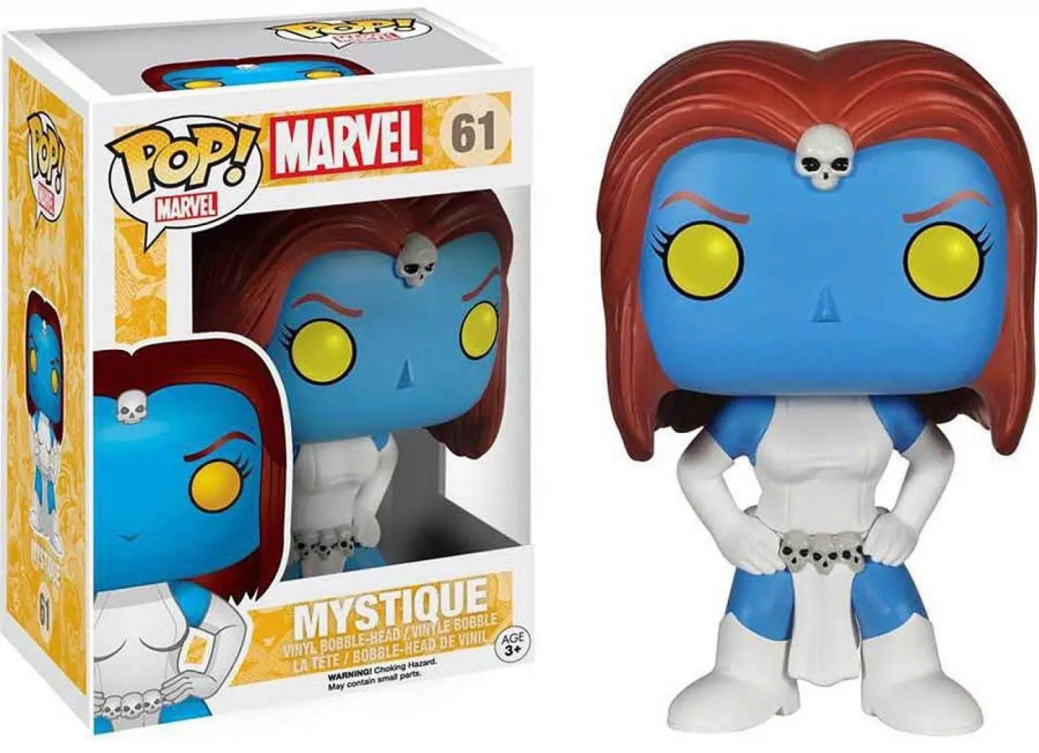Официальный Funko pop Marvel: классический X Men Mystique Виниловая фигурка Коллекционная