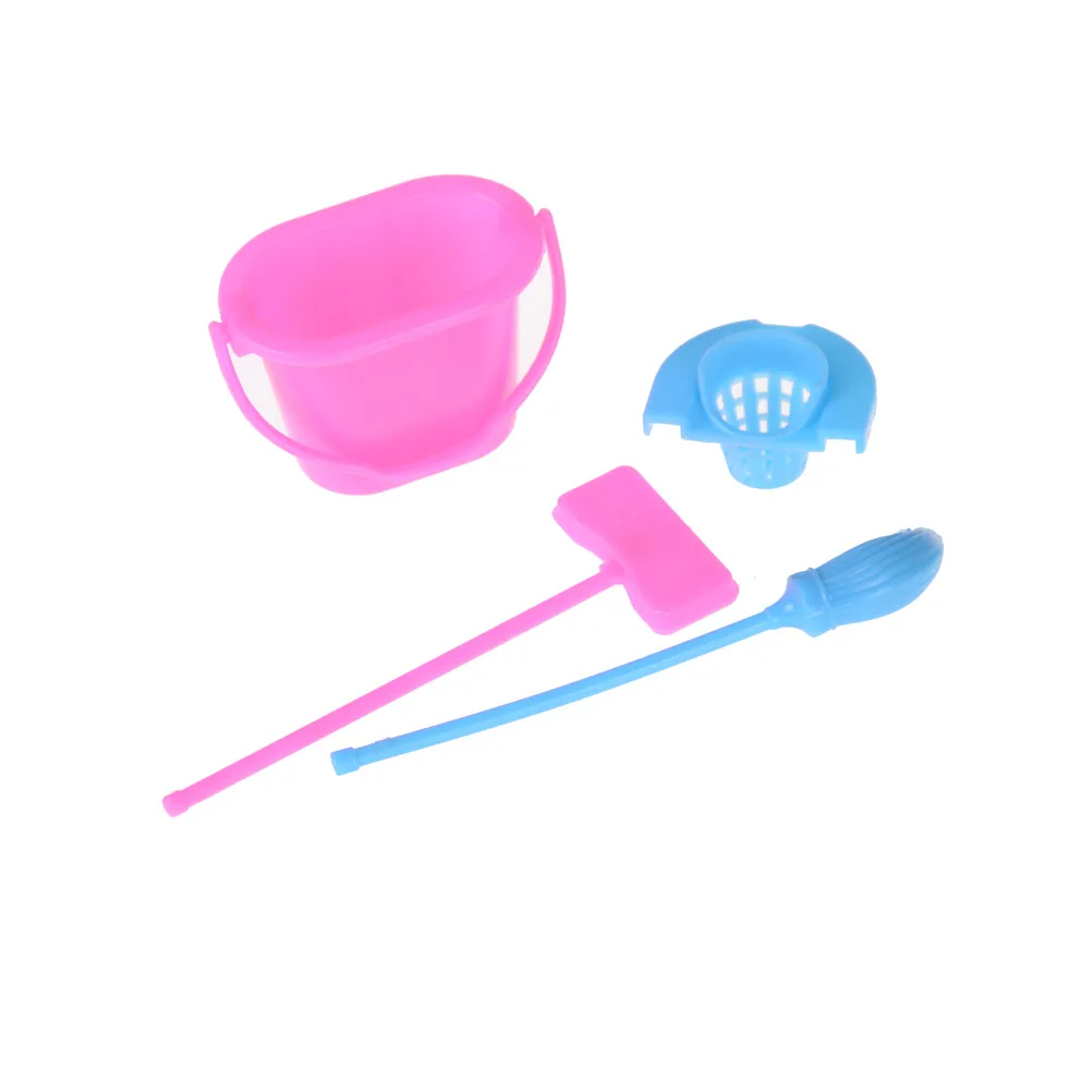 1 Set dolls High grade Cleaning Kit Lovely Dolls Girl Household
