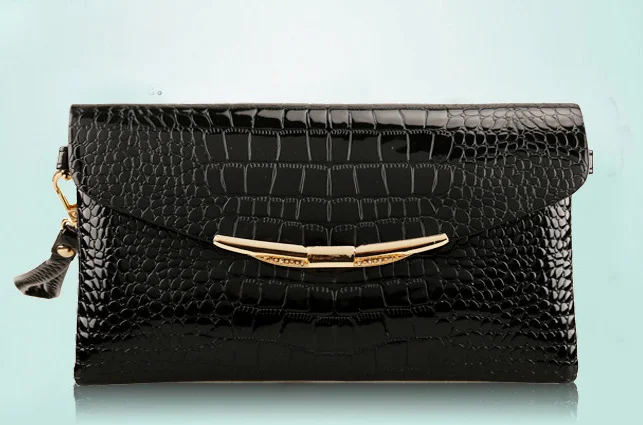 Женская вечерняя сумка, Леопардовый кошелек, Свадебная вечеринка, банкет, сумка через плечо, модный кошелек-клатч, вечерняя сумка s PT1100 - Цвет: black