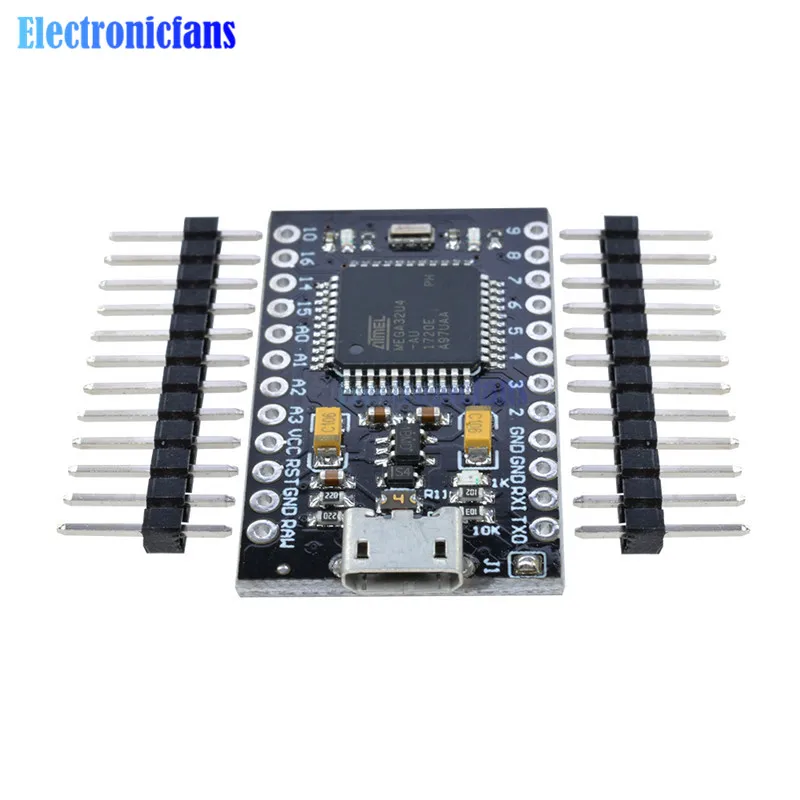 Плата контроллера Pro Micro ATmega32U4 Mega32U4 3 В 8 МГц с Usb модулем для Arduino Nano загрузчика