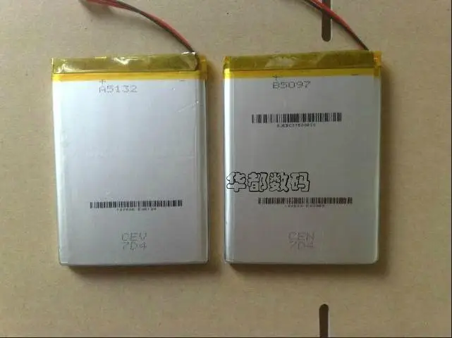 

5Pcs Sanyo lithium polymer battery 3400MAh Aucan M70 Tablet PC diy mobile power eBook