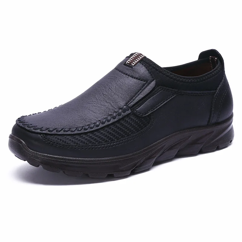 Hot Sale Winter Shoes Men Slip-On Breathable Soft-Soled Fashion Casual Light Flat Men'S Loafers Luxury Brand Flats Male Shoe 48
