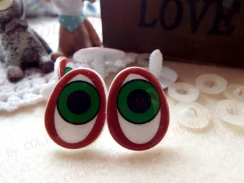 

50pairs(100pcs) 20x25mm Plastic Amial Eyes For Toy