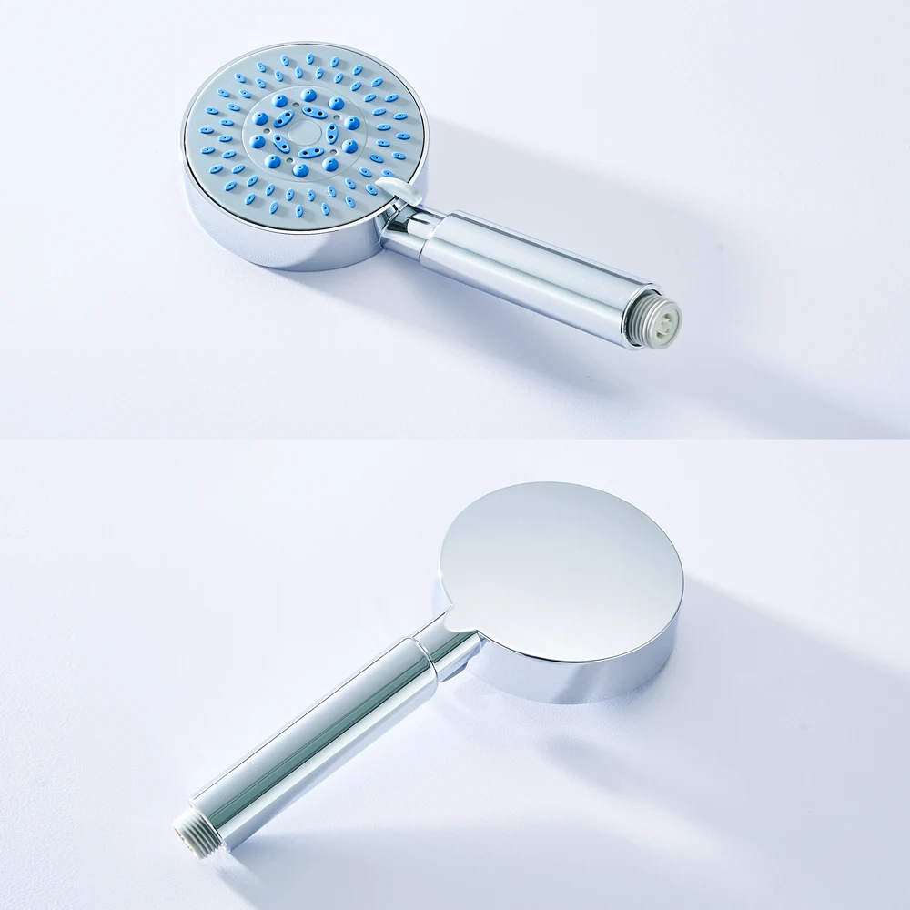 Shower Head BAKALA Multi Function Hand Shower Head 5 Function Mist Showerheads Three Water Round Handheld Shower Hand Sprayer
