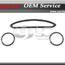 Сухой углерода Кондиционер Vent Surround Обложка 3 шт. подходит для Toyota GT86 FT86 ZN6 FR-S BRZ ZC6