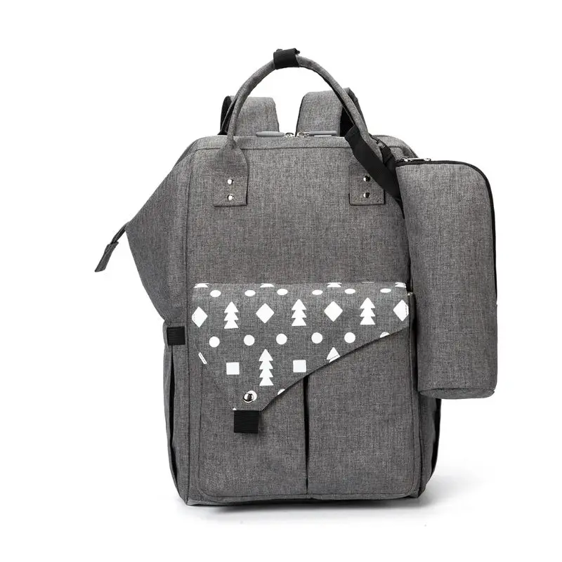 

Larger Capacity Diaper Bag Backpack Multi-Function Travel Tote Built-in USB Charging Port Baby Bags with Changing Pad Pockets St