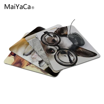 

MaiYaCa Humor Chihuahua in lasses Non-Slip Laptop Computer PC Mouse Pad Me Pad Mat for Optal Mouse Not Lock Edge Mouse pad