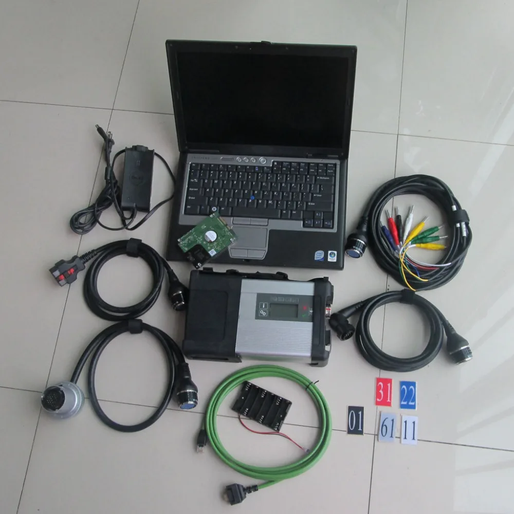  2019 con WIFI obd2 conector mb star c5 sd c5 con D630 laptop + v2019/12 software HDD 500gb para ben