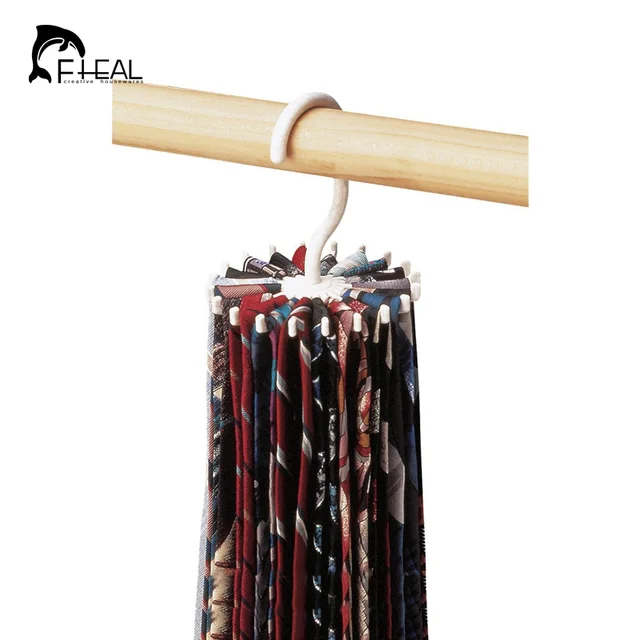 Fheal Storage Holders Rotating Tie And Belt Hanger Rack Adjule Fheal Storage Holders Rotating Tie And Belt Hanger Rack Adjule Holds 20 Neck Ties