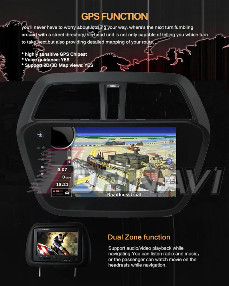 2di car radio For Suzuki S-Cross 2014