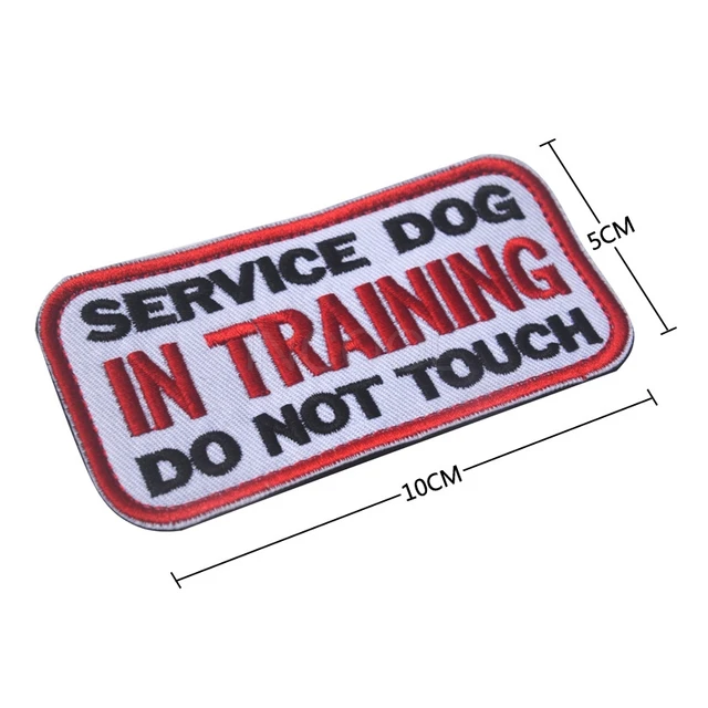 Embroidered Patch SERVICE DOG WORKING Morale Patch Tactical Applique