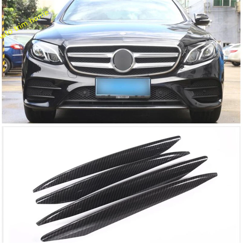

Lapetus Front Fog Lights Lamp Eyelid Strip Cover Trim For Mercedes Benz E Class W213 Sport E260 E300 2016 - 2019