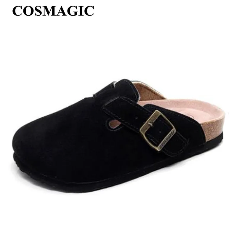 COSMAGIC 2020 Модные мужские пляжные пробковые тапочки летние однотонные Нескользящие