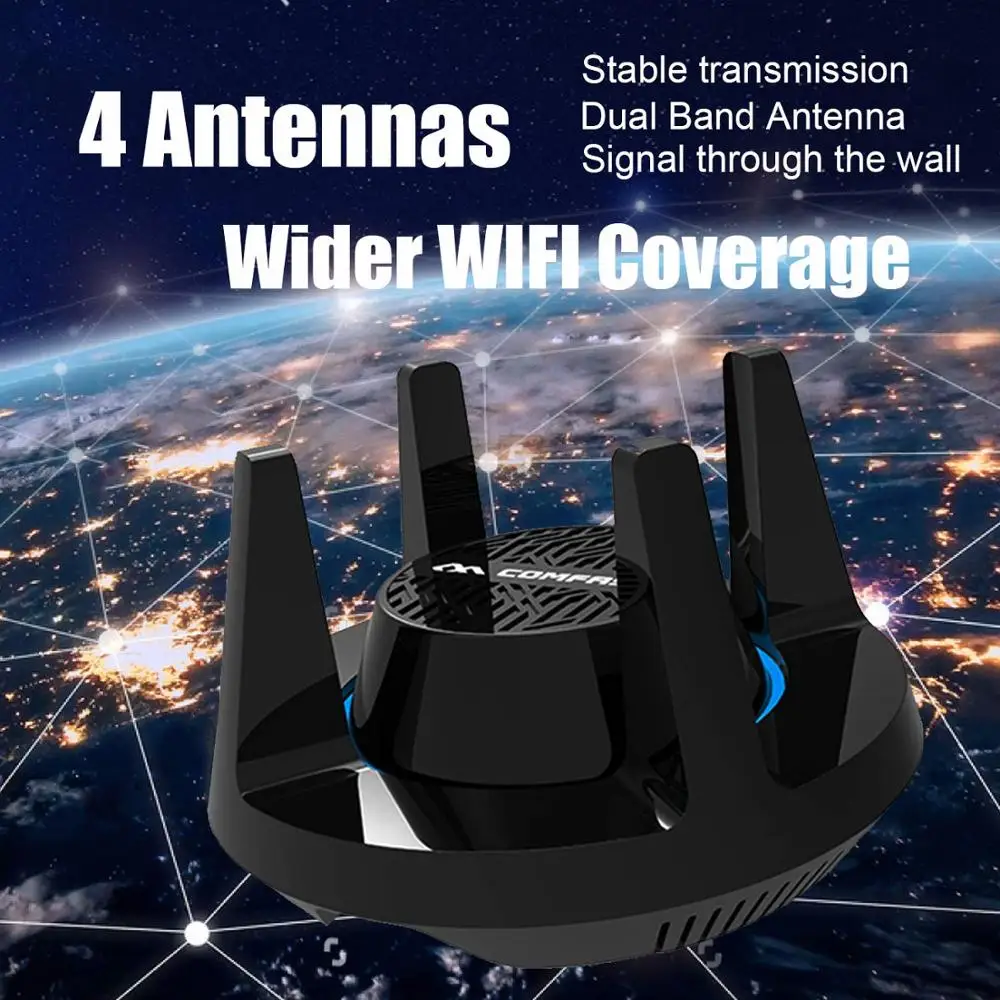 Comfast AC1900 Беспроводная гигабитная электронная Спортивная сетевая карта WiFi