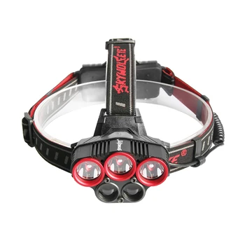 

Skywolfeye LED Headlamp 80000 LM Headlight T6 5 LED Headlamp 6 Modes Lamp Flashlight USB Charge for 18650 Battery Hunting Fishin