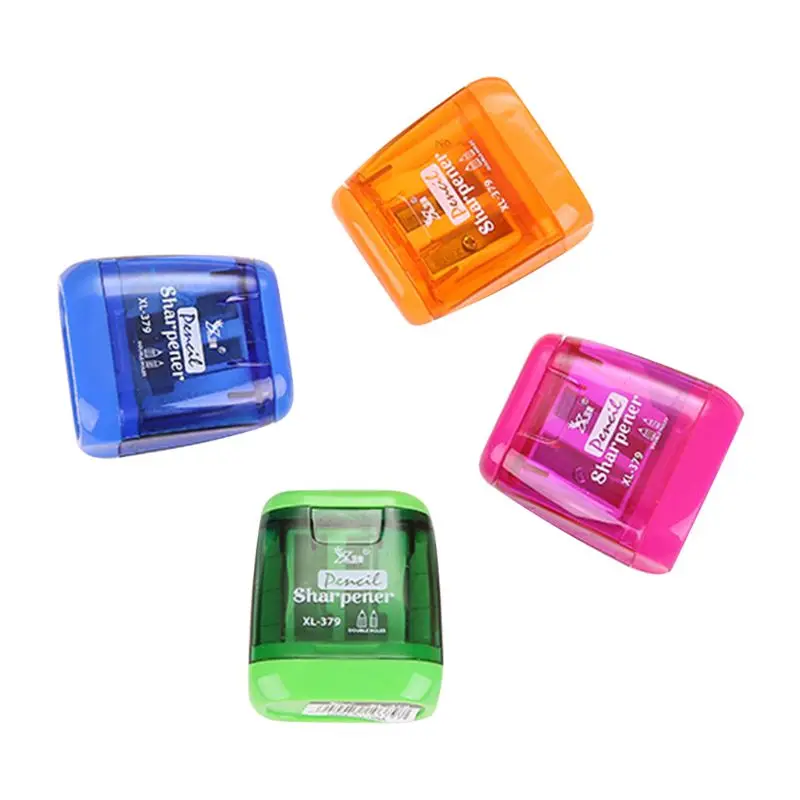 Classical Double Hole Mechanical Pen Pencil Sharpener Stationery Office Student School Supplies Korean Kids Gift