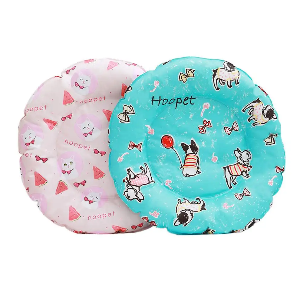 

Summer Cartoon Printing Cooling Cats Dogs Mat Pet Nest Sleeping Bed Supplies