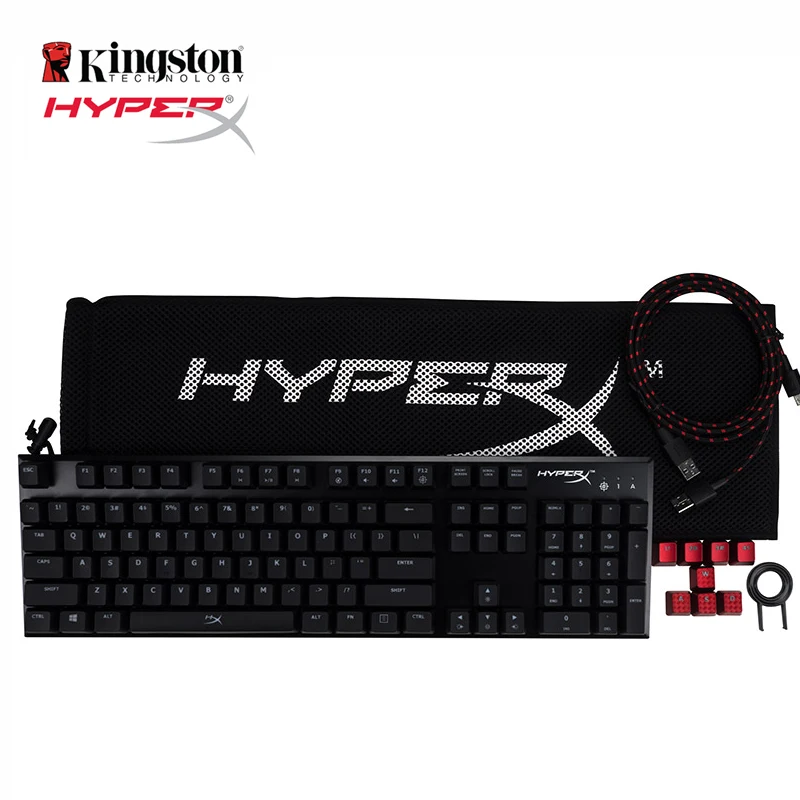 HyperX Alloy FPS Механическая игровая клавиатура с подсветкой светодиодный анти-ореолы и полный n-ключ функции опрокидывания