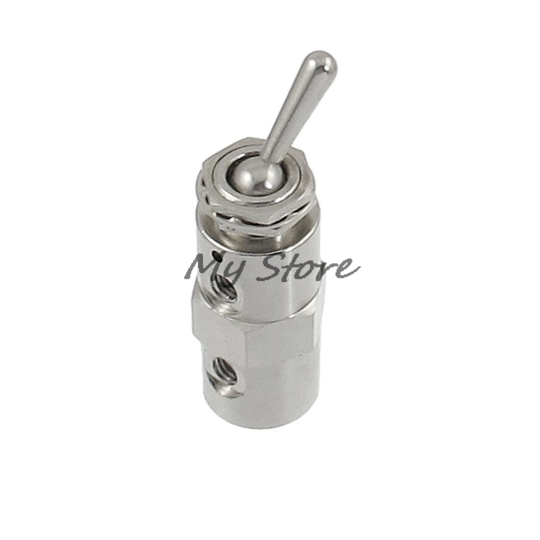 

4.5mm Thread 2 Position 5 Way Cylindrical Mechanical Air Pneumatic Valve switch TAC2-4V