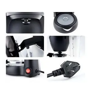 American Household Automatic Coffee Machine with Glass Pot 0.6L | Бытовая техника