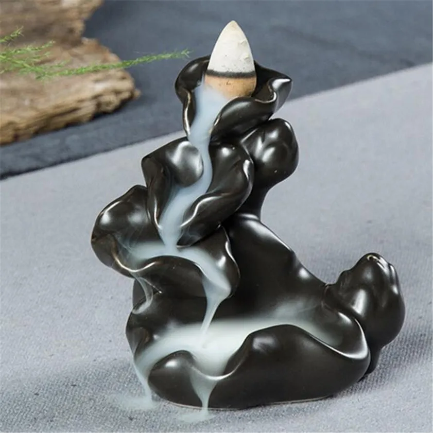 Free Shipping Home Deco High Quality Porcelain Backflow Ceramic Incense